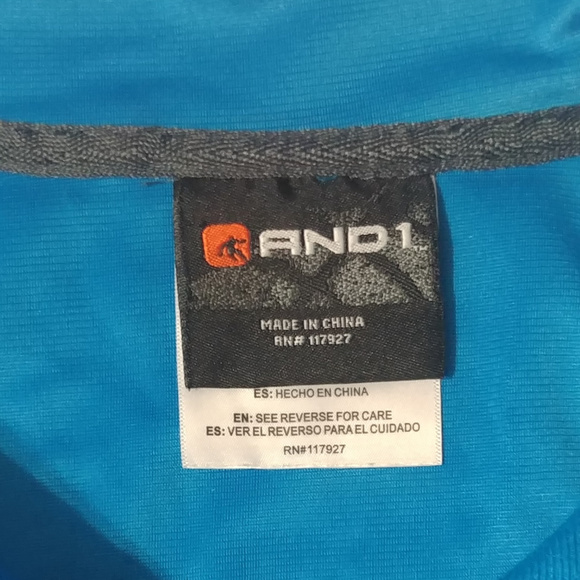 And1 Blue basketball Jacket XL - Picture 3 of 3